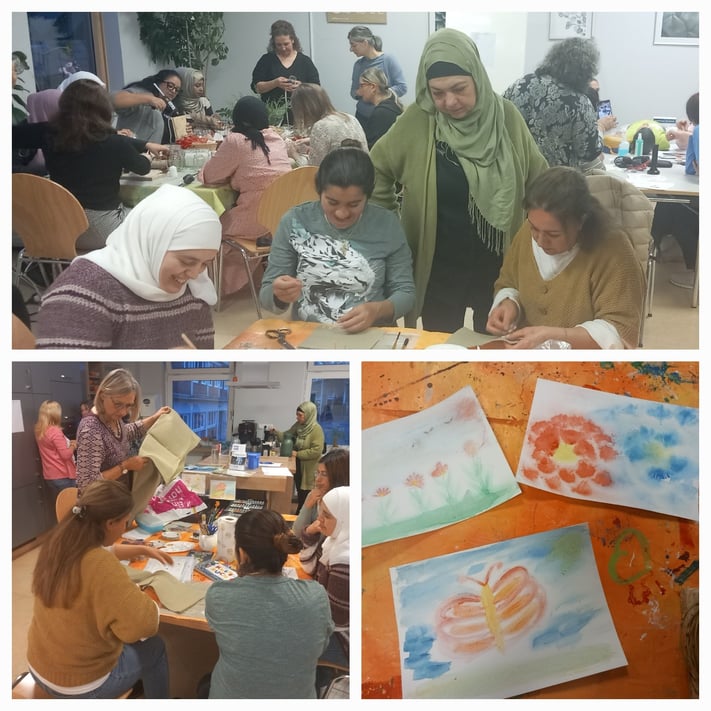 Mit Feuereifer - kreativ dabei!