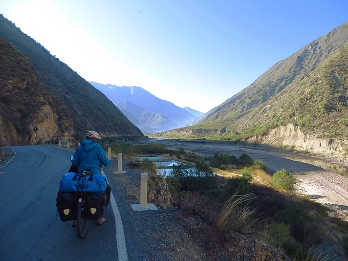Früh los an einem Montagmorgen. 