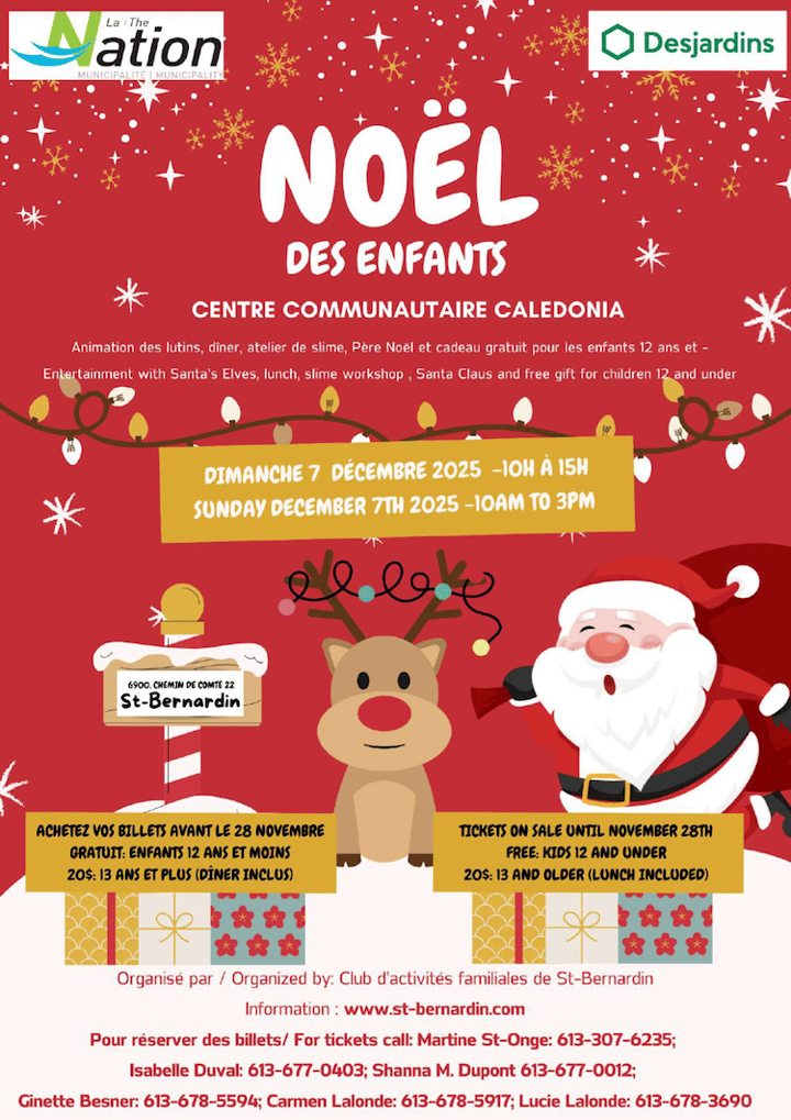 Annonce Noël des enfants 2024