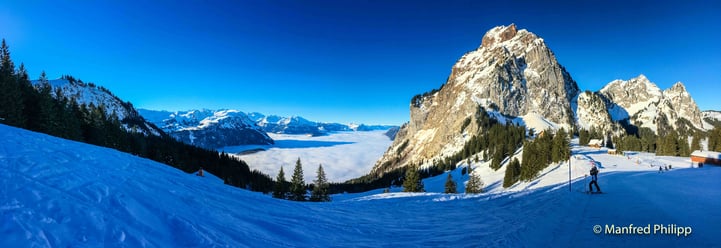 Ibergeregg, Skigebiet Mythen, Schweiz