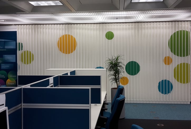   Gestaltung und Herstellung von Großraumbüro - Elementen  (Design: Boje | Jürgens | Raßbach als bombianders)