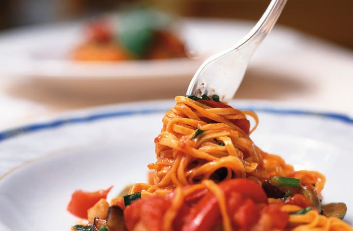 köstliche Schüttelbrot-Tagliatelle vom Südtiroler Schüttelbrot