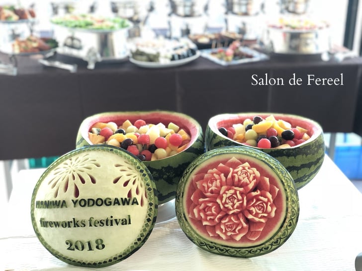 カービング　スイカ　彫刻　誕生日　結婚式　メロン　フルーツカービング　教室　大阪　薔薇　ソープカービング　プレゼント　オーダー　りんご　石けん　石鹸　田中聖子　フルーツバスケット