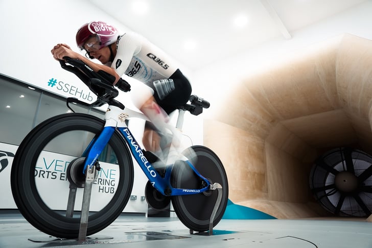 Casper Stornes im Windkanal des Silverstone Sports Engineering Hub © David Soldati