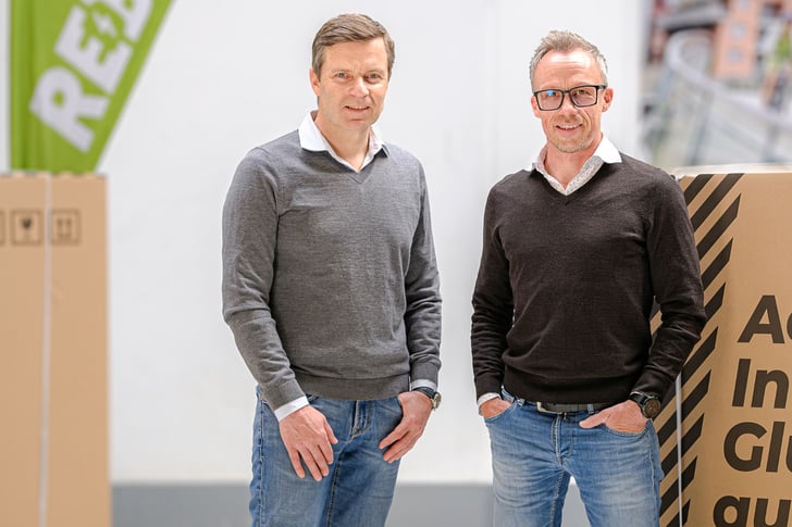 Die Rebike-Gründer Thomas Bernik (li.) und Sven Erger freuen sich über neue Investoren.