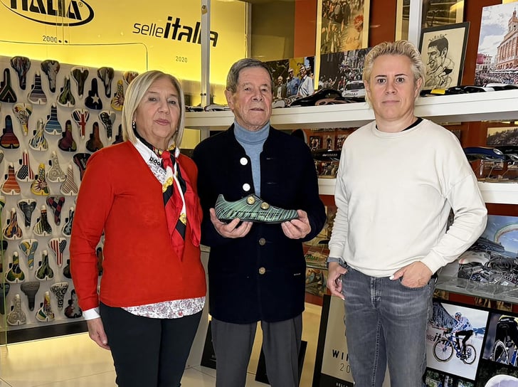 The Bigolin family, from the left: Roberta Boratto, Giuseppe Bigolin and Riccardo Bigolin