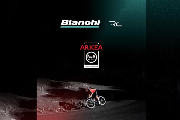 Bianchi und Team Arkea-B&B Hotels kooperieren wieder in der Saison 2024©