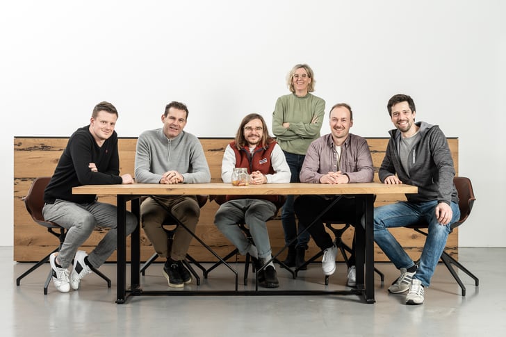 v.l.n.r.: Maximilian Jenschke, Stephan Koch, Johannes Matschos, Yvonne Bauer, Jonathan Zimmermann, Frederik Lankeit 