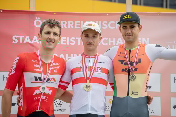 Goldmedaille über die 4.000m ©Peter Maurer/ Cycling Austria