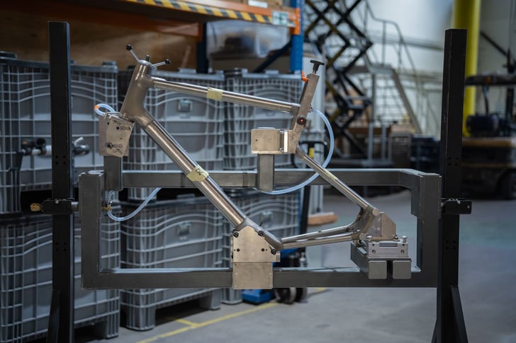 Titan statt Carbon: 3D-gedruckter Fahrradrahmen kündigt Technologiesprung in Branche an © Urwahn