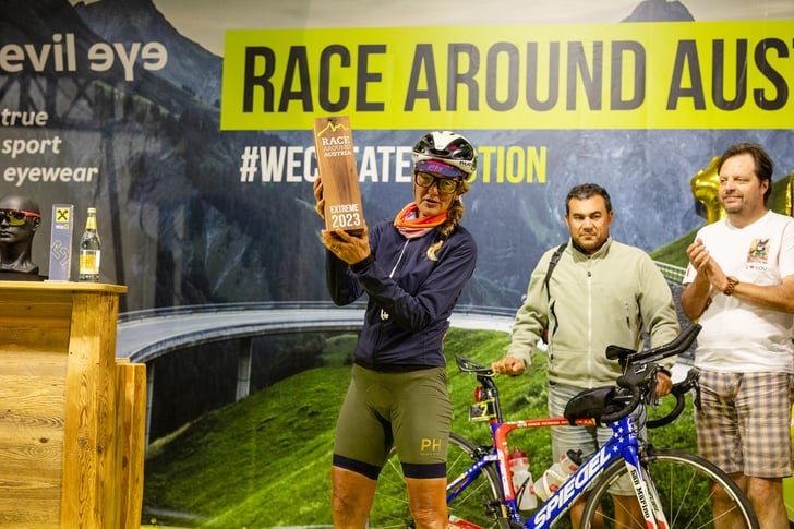 Die mehrfache Fecht-Weltmeisterin und Olympiasiegerin Dorina Vaccaroni beim RAA (Copyright: Martin Granadia)