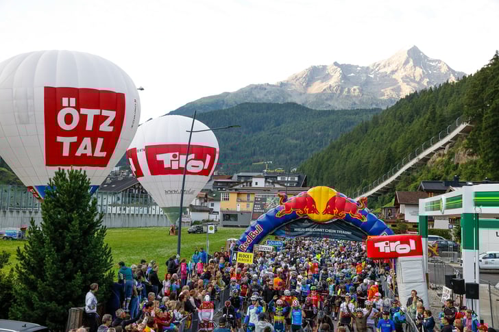 - Start des Ötztaler Radmarathons 2023 (Copyright: Ötztal Tourismus/Lukas Ennemoser)