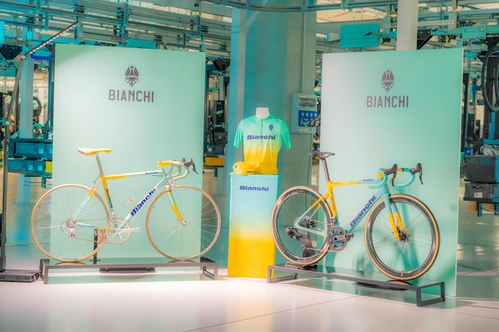 The Specialissima Pantani Special Edition celebrates the legend of Marco Pantani. ©Bianchi