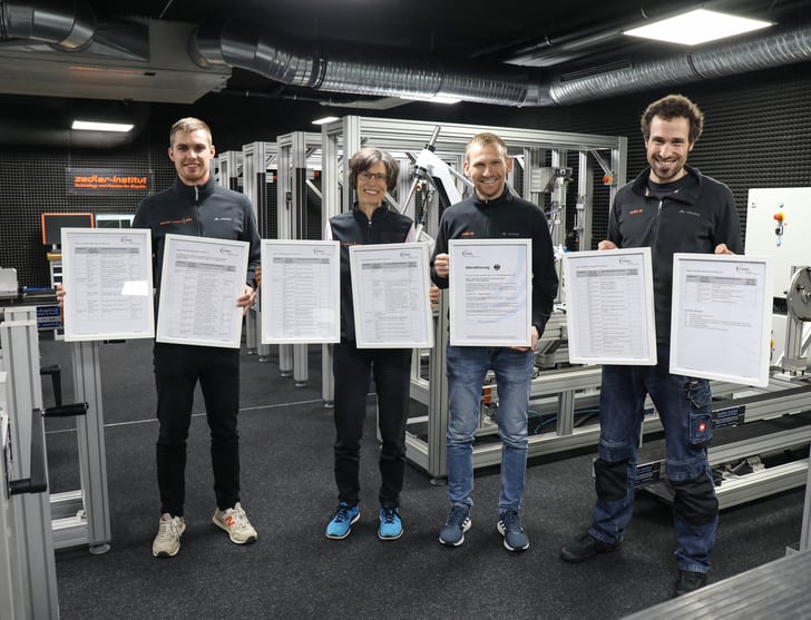 Erweiterte DAkkS-Akkreditierung: Zedler-Institut jetzt auch als Kalibrierlabor anerkannt ©Zedler Institut