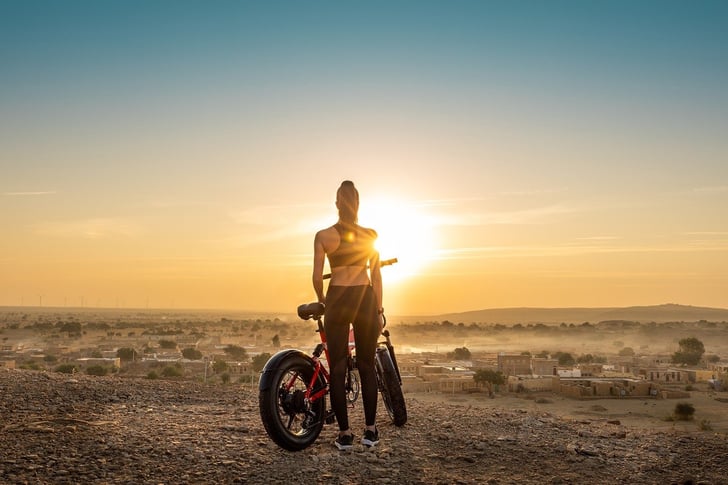 Fatbike im Wald ©Bild von Soeren auf Pixabay