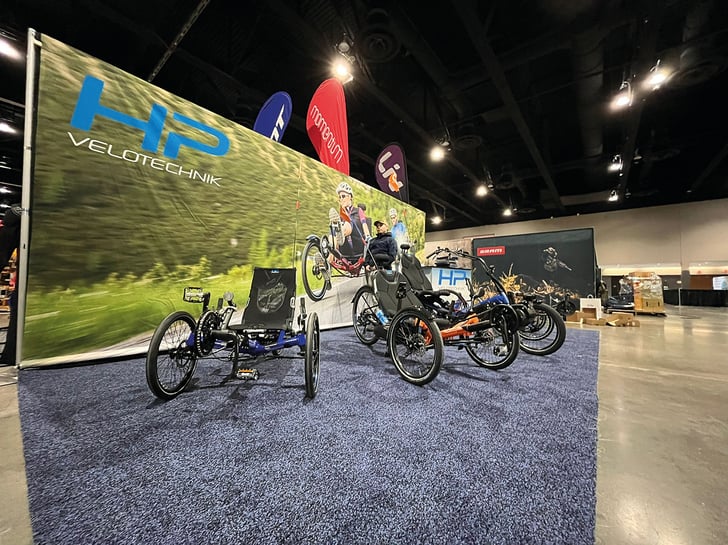 Messeauftritt HP Velotechnik auf der CABDA Midwest in Chicago ©HP Velotechnik