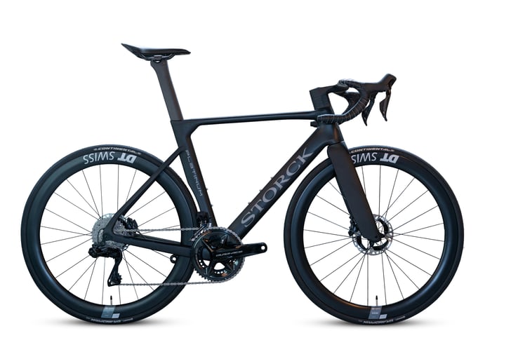Schneller Aero-Racer Aerfast.4 von STORCK Bicycle erscheint als Aerfast.4 Comp Einstiegsvariante und wie hier im Bild als Platinum Premiumversion ©STORCK Bicycle