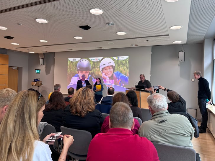 Die erste bayerische Lehrkräftetagung zum Thema "Radeln in der Schule" auf der IAA 2025 ©AKTIONfahrRAD