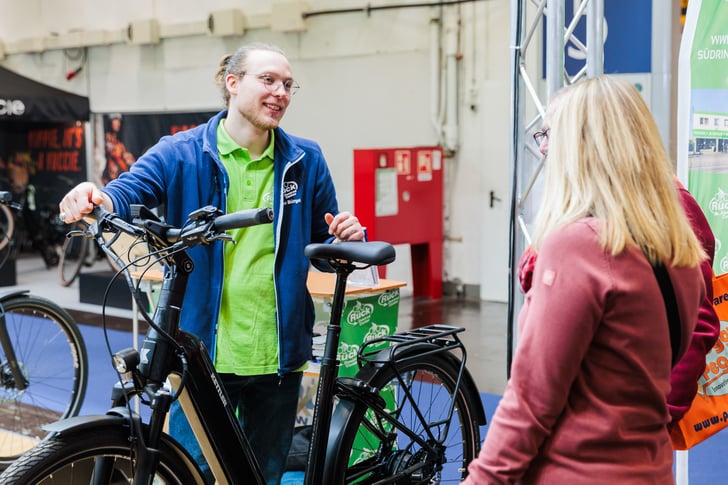Die Fahrrad Essen bot eine breite Auswahl an E-Bikes, radtouristischen Angeboten und Zubehör. ©Messe Essen