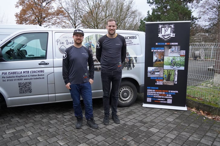 Ridefirst Bikeschule — neuer Geschäftführer und neue Angebote - links Marc Brodesser, rechts Fabian Bodem ©Ridefirst