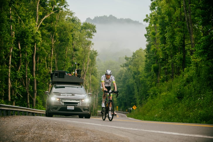 Copyright: www.alexzauner.com - Lukas überquerte die Appalachen beim RAAM 2024