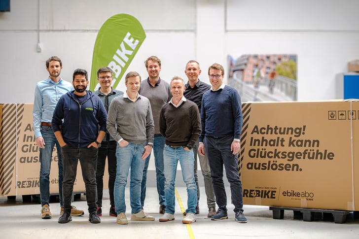 Roman Burdick, Robin Diestelhorst und Bastian Mathy stärken das Gründer-Team um Thomas Bernik und Sven Erger ©