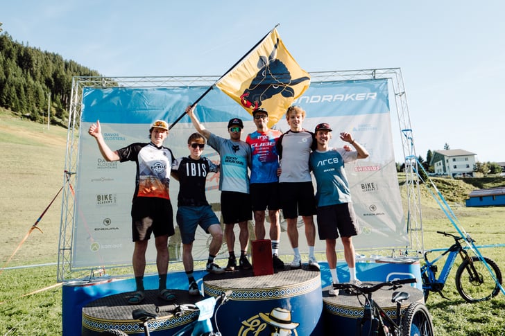 MONDRAKER ENDURO TEAM 2025 Davos: Day 3 Podium Men ©Andographie