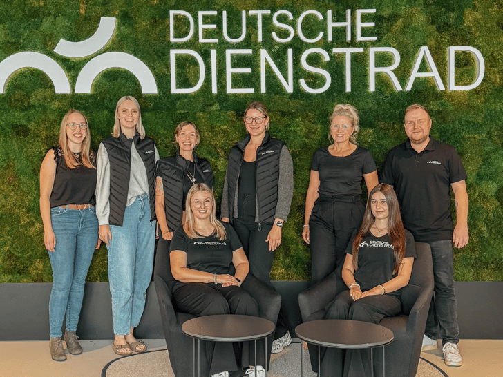 Ausbildungsstart bei Deutsche Dienstrad ©Deutsche Dienstrad