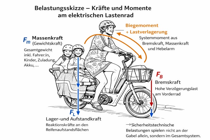 Gabelbruch bei Lasten-Pedelecs: Warum komplette Fahrräder geprüft werden müssen – nicht nur Einzelbauteile / Quelle: www.velotech.de