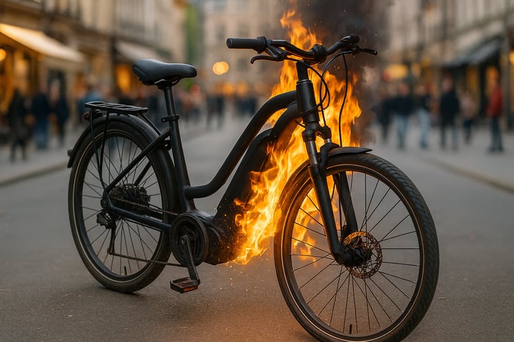 Symbolbild: Sicherheitsrisiken zeigen die Notwendigkeit der Prüfung des gesamten Pedelec-Fahrzeugs ©www.velotech.de