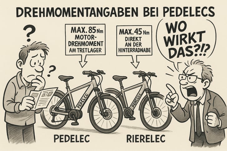 Drehmomentangaben bei Pedelecs (EPAC) ©velotech.de