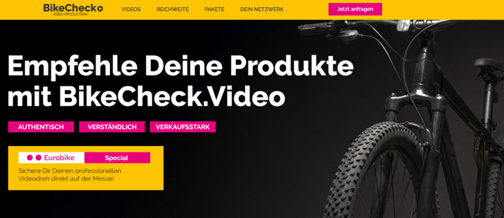BikeCheck Video Service zur Eurobike 2025