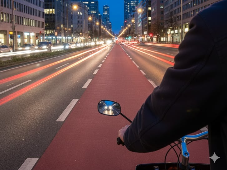 Die unterschätzte Notwendigkeit von Rundumsicht: Fahrradspiegel ©Velototal