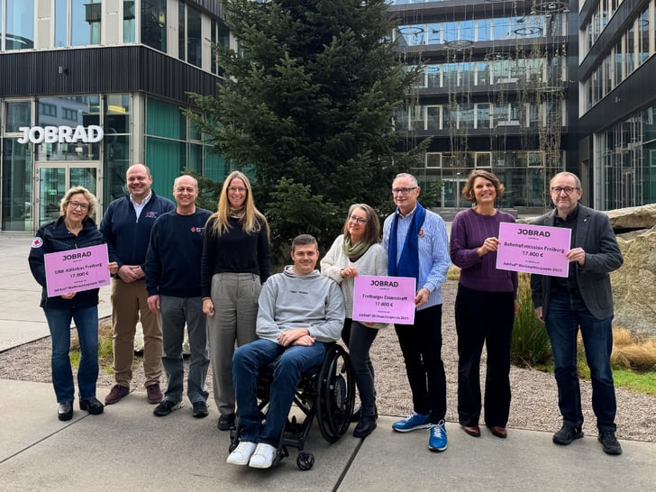 Weihnachtsspende 2025: JobRad unterstützt lokale Organisationen ©JobRad