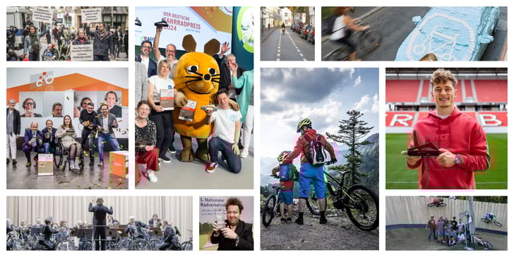 Der Deutsche Fahrradpreis sucht zum 25. Mal die Leuchtturmprojekte der Radverkehrsförderung ©