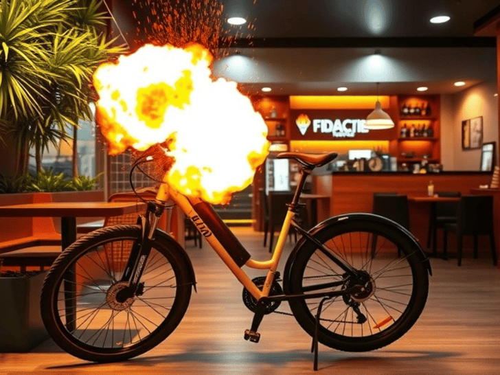 Explodierender Pedelec-Akku führt zu Todesfall in New York ©KI