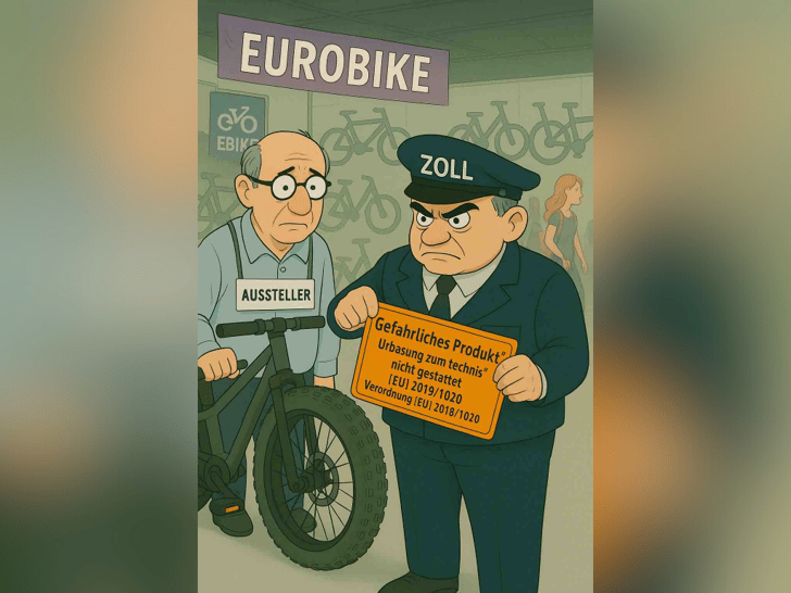 Ernst Brust warnt Aussteller vor Kontrollen und fordert Einhaltung gesetzlicher Vorgaben © velotech.de