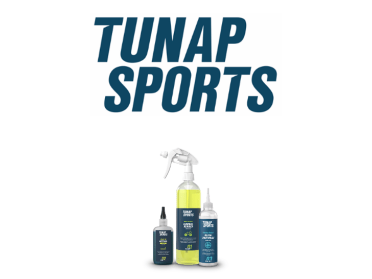 Tunap Sports präsentiert sich mit neuem Logo und den Kategorien Clean, Lube, Protect für klare Orientierung und bessere Beratung. © Tunap Sports