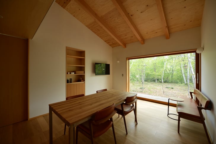 飯綱山荘Ⅱ　長野市　飯綱高原　見学　木造　移住相談