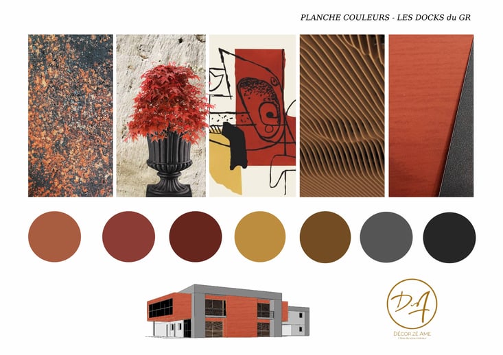 Planche couleur les DOCKS du GR