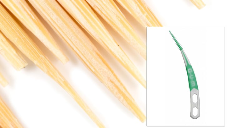 ParoSphère | Bâtonnet interdentaire. Crédit photo bâtonnet bois: © schankz.