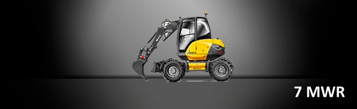 Bild: Mobilbagger Mecalac 7 MWR vom Händler Ertl + Tegtmeyer in Bayern