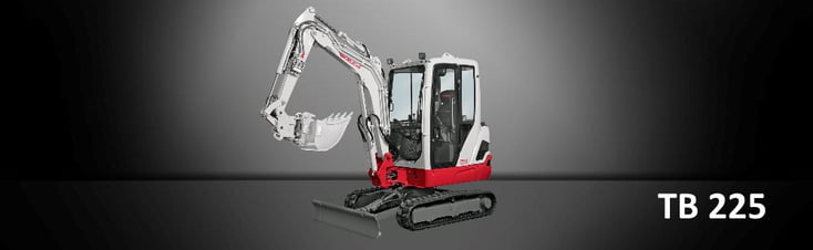 Bild: Bagger mit Kabine in der 2,5 Tonnen Klasse Takeuchi TB 225 von Ertl + Tegtmeyer GmbH