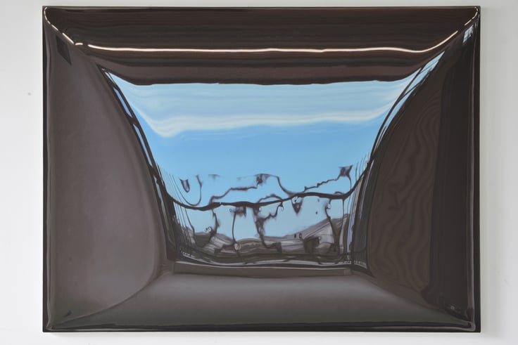 Felix Rehfeld, Relief, Öl auf Leinwand, Original, Ölmalerei