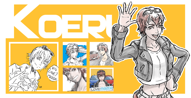 LOVE！MAZDAオリジナルキャラクター「コエル」