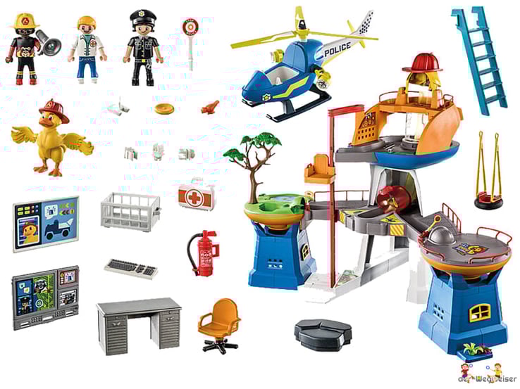 Im Paket Playmobil 70910 sind 119 Einzelteile enthalten.
