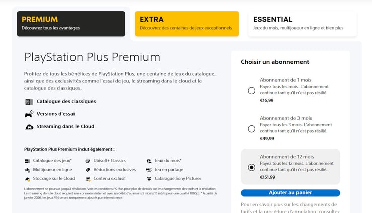 Playstation Plus Premium