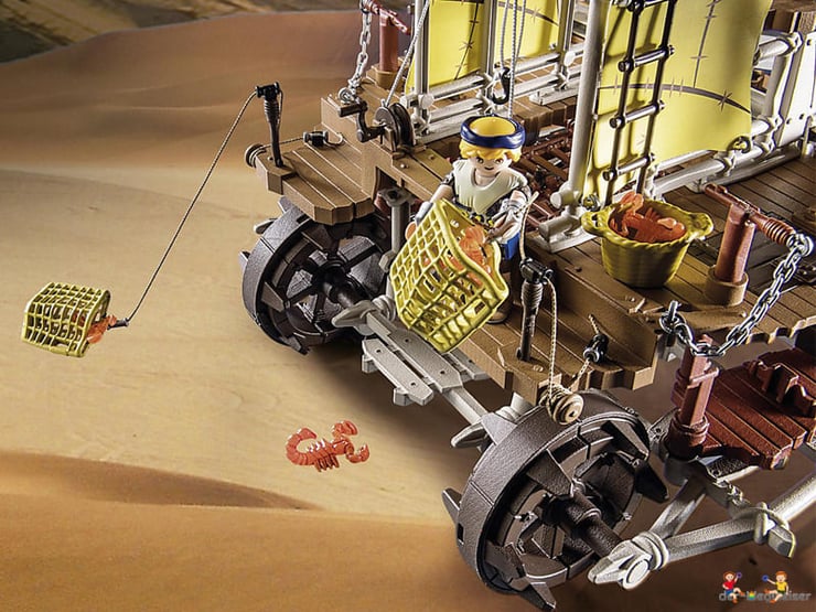 Die Besonderheit im Playmobil Paket 71023 ist ein herausnehmbares Gefängnis.