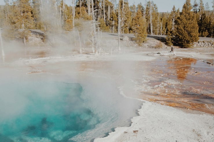 mammoth hot springs