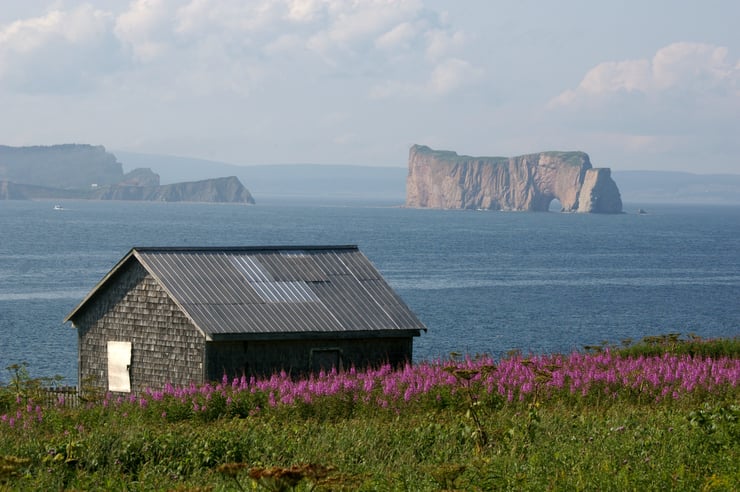ile bonaventure gaspesie quebec canada